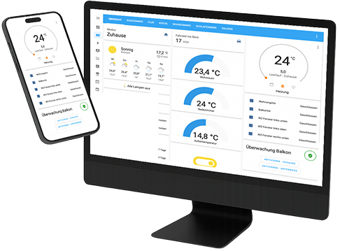 Dashboard Home Assistent Beispiel